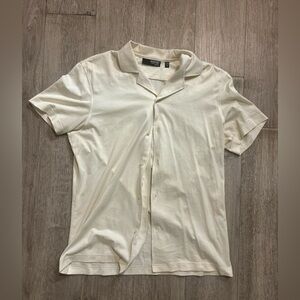Crème Casual Button Down Shirt